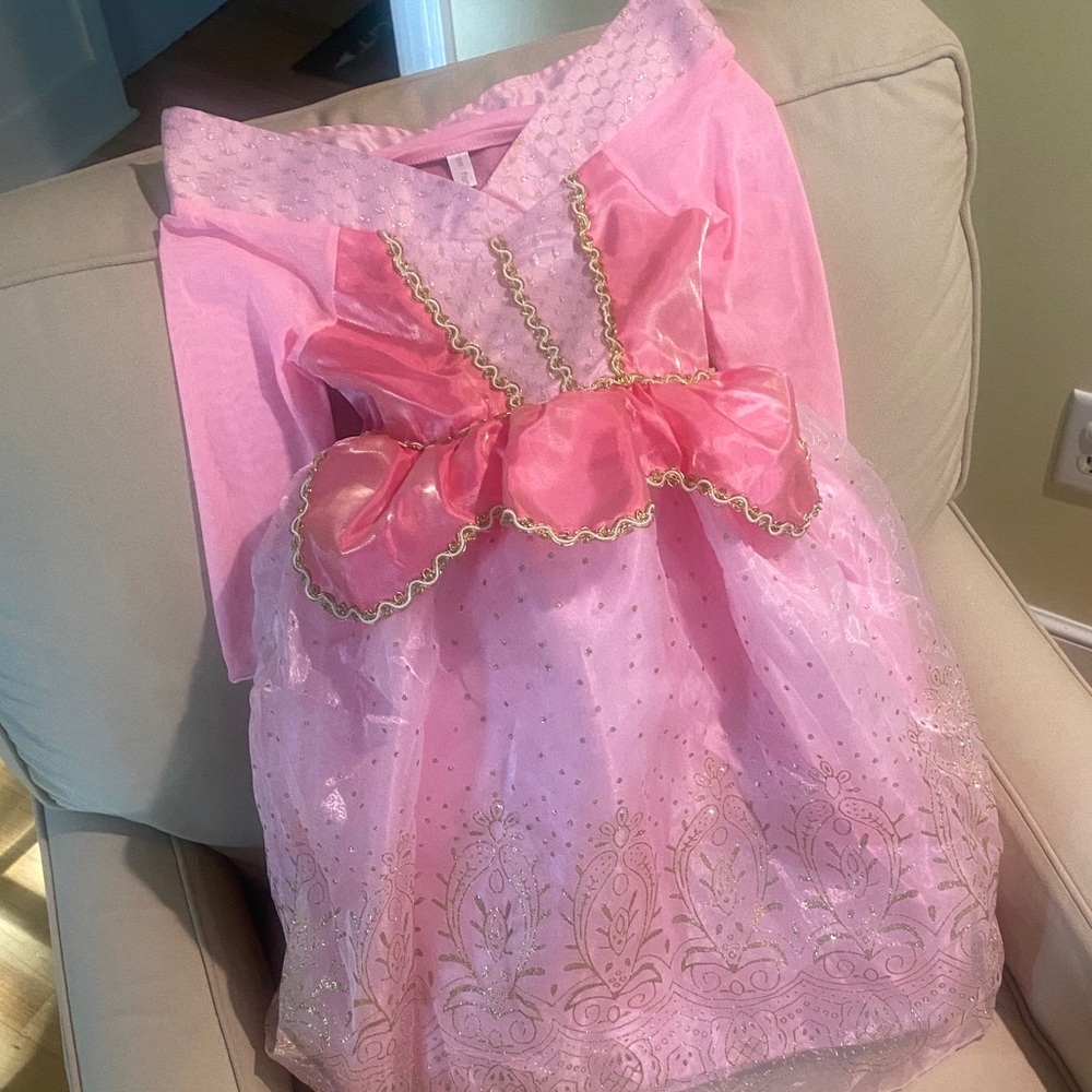 Pink Princess Aurora Costume, size 110/size 5